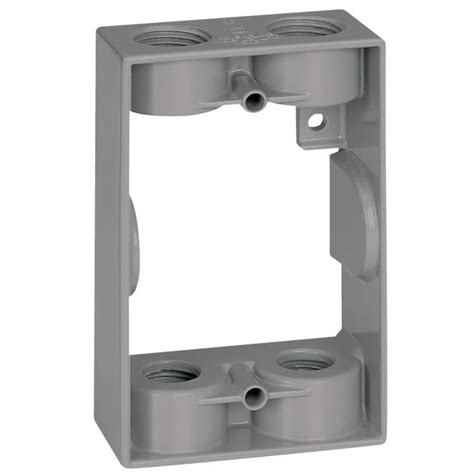 1 gang weatherproof electrical outlet box extension ring|1 gang metal box.